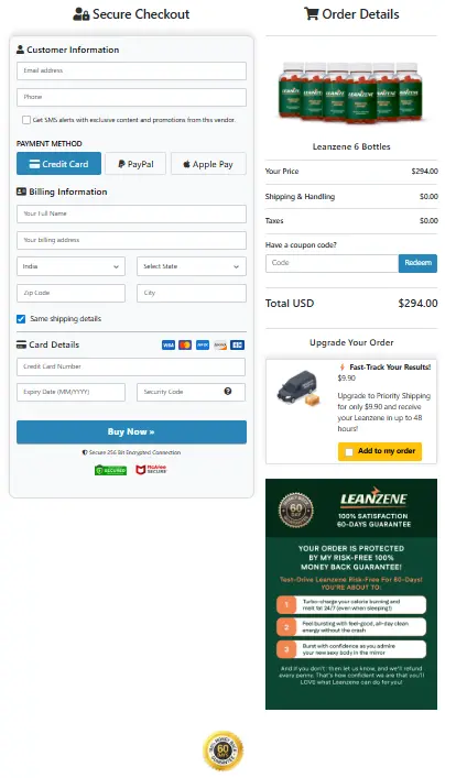  Leanzene- Secure Page